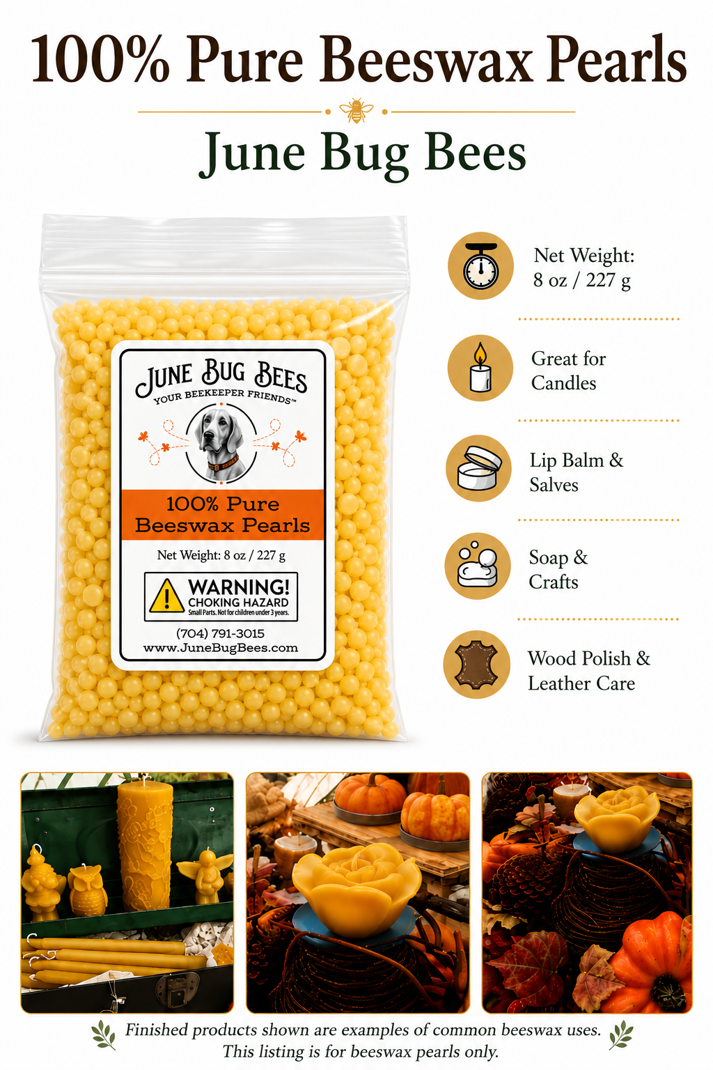 Beeswax Pellets 8oz