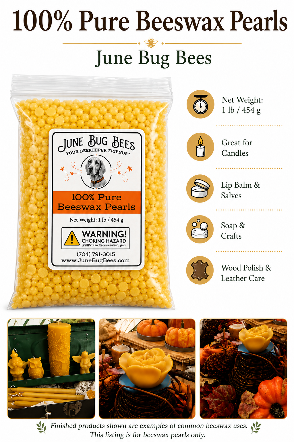 Beeswax Pellets -1lb