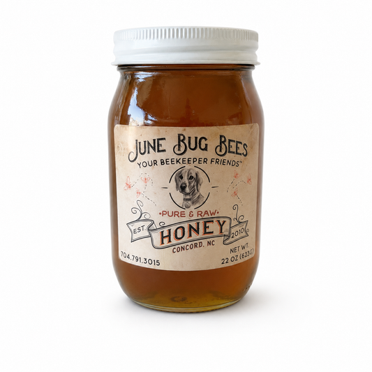 Raw Wildflower Honey- Pint Jar (22 oz)